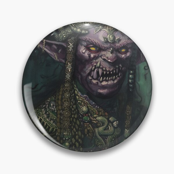 Item preview, King of the Orcs painting designed and sold by Vintage Designs +.