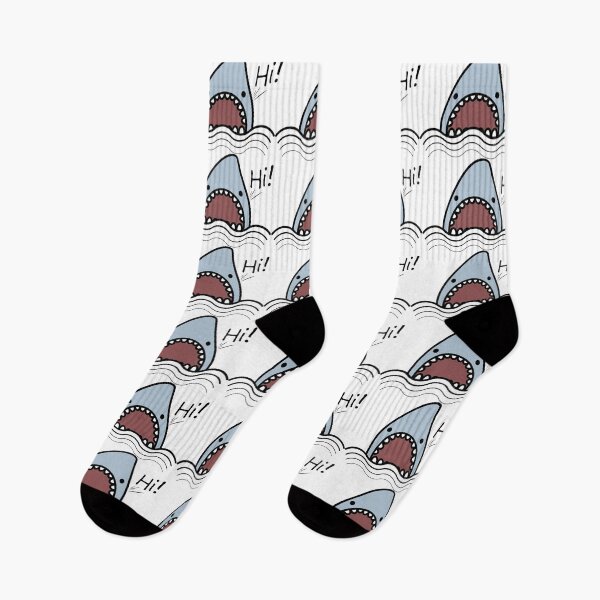 Item preview, Cute Cartoon Shark with Big Mouth – Funny Ocean Animal Design designed and sold by OpulentOrigins.