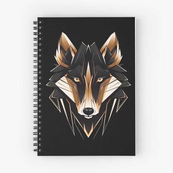 Item preview, Angular Wolf Totem – Bold Polygonal Spirit designed and sold by Daagath.