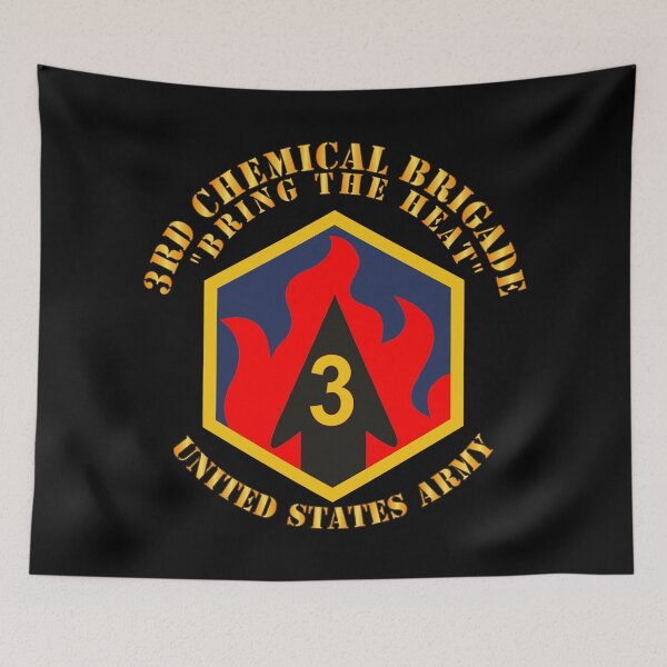 Item preview, 3rd Chemical Brigade - Bring the Heat X 300 designed and sold by Military Insignia Products.
