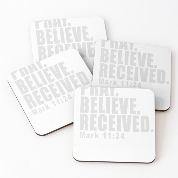 Item preview, Pray Believe Received Faith T-shirt designed and sold by ZYAClothingLine.