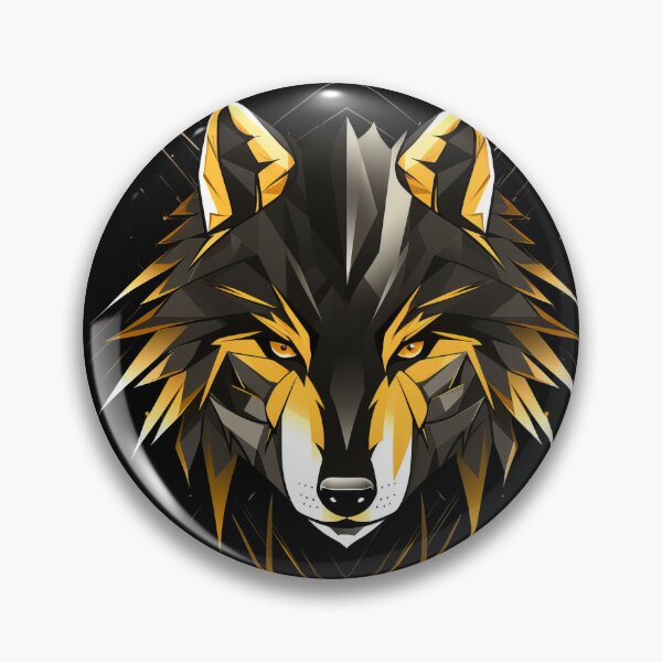 Item preview, Prismatic Alpha Wolf – Gold-Edged Precision designed and sold by Daagath.