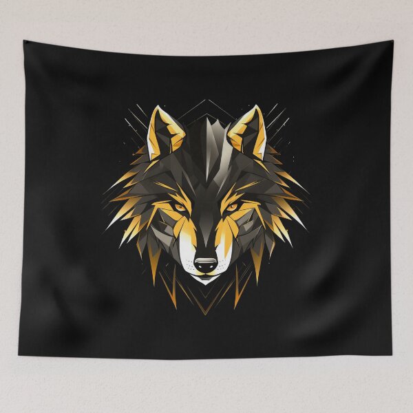 Item preview, Prismatic Alpha Wolf – Gold-Edged Precision designed and sold by Daagath.