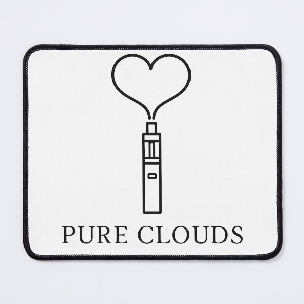 Item preview, Pure Clouds – Minimalist Vape Logo Design designed and sold by House of Taste Vape Designs.