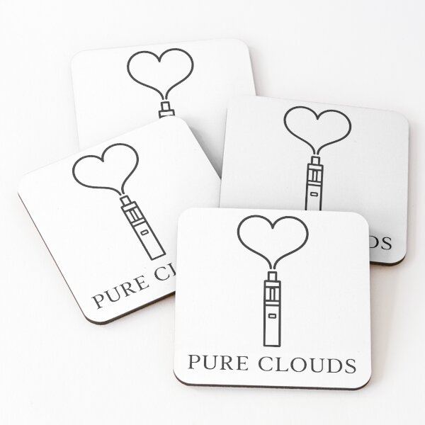 Item preview, Pure Clouds – Minimalist Vape Logo Design designed and sold by House of Taste Vape Designs.
