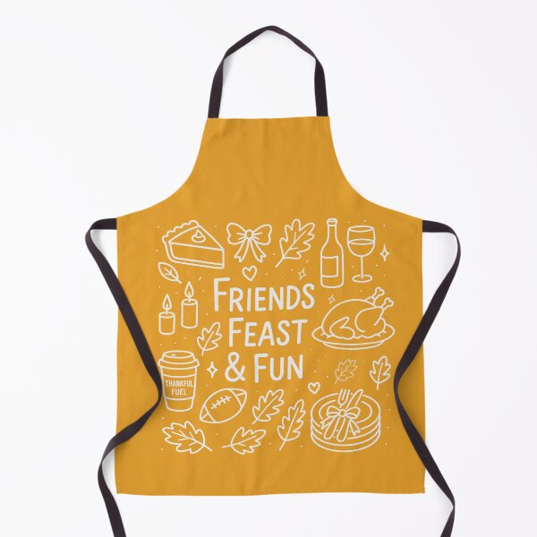 Item preview, Friends Feast & Fun – Friendsgiving Thanksgiving Doodle Design for Cozy Fall Apparel & Gifts designed and sold by SkyTastic.