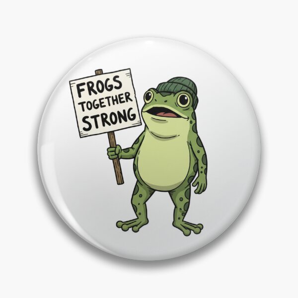 Item preview, Resist Portland Frog designed and sold by Devon  Designs.