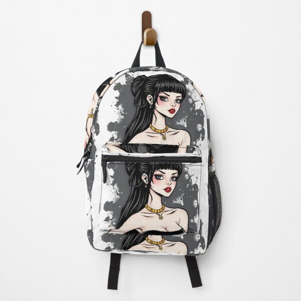 Item preview, Tattooed Goth Girl beautiful pinup poster art designed and sold by Vintage Designs +.