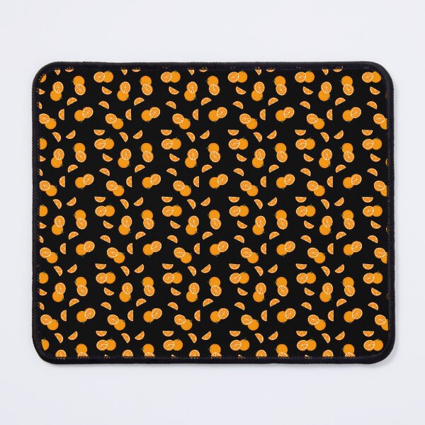 Item preview, Small Pattern of Orange fruit on black background  designed and sold by Katrina-Clayton.