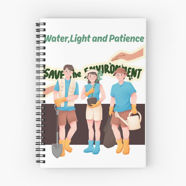 Item preview, Water Light and Patience T-Shirt | Environmental Growth Design with Three People and Save the Planet Art designed and sold by YasirHamidDesigns .