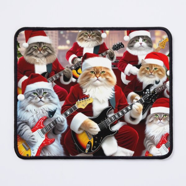 Item preview, Santa Cats Guitar Band designed and sold by Graphitti Squad.