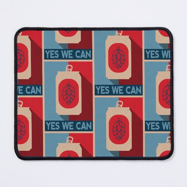 Item preview, Yes we can. Motivational funny hoptimist craft beer lovers designed and sold by cinemadnesshirt.