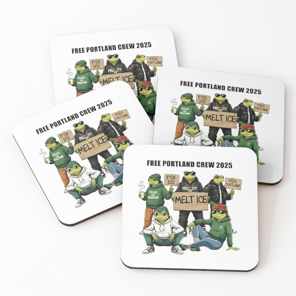 Item preview, Streetwear Frogs in Protest Holding Signs designed and sold by margamPagenberg.