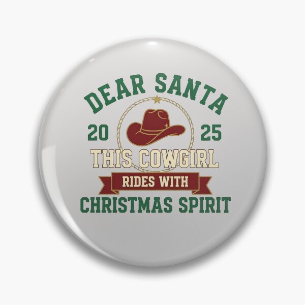 Item preview, Dear Santa This Cowgirl Rides with Christmas Spirit – Western Christmas Design for Holiday Apparel & Gifts designed and sold by SkyTastic.
