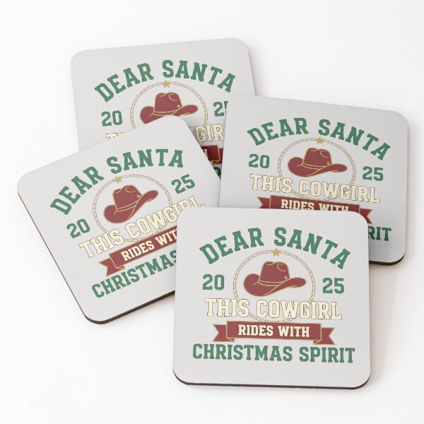 Item preview, Dear Santa This Cowgirl Rides with Christmas Spirit – Western Christmas Design for Holiday Apparel & Gifts designed and sold by SkyTastic.
