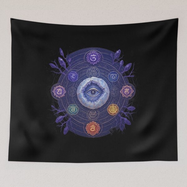 Item preview, Opalite Consciousness Mandala – Cosmic Chakra Alignment designed and sold by W963x.