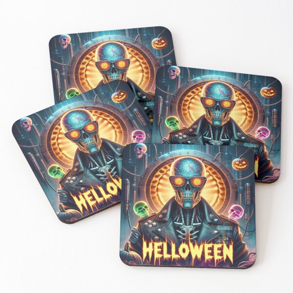 Item preview, Halloween Cyberpunk Horror Punk Skeleton designed and sold by Voodoo Store Paranormal Collections.