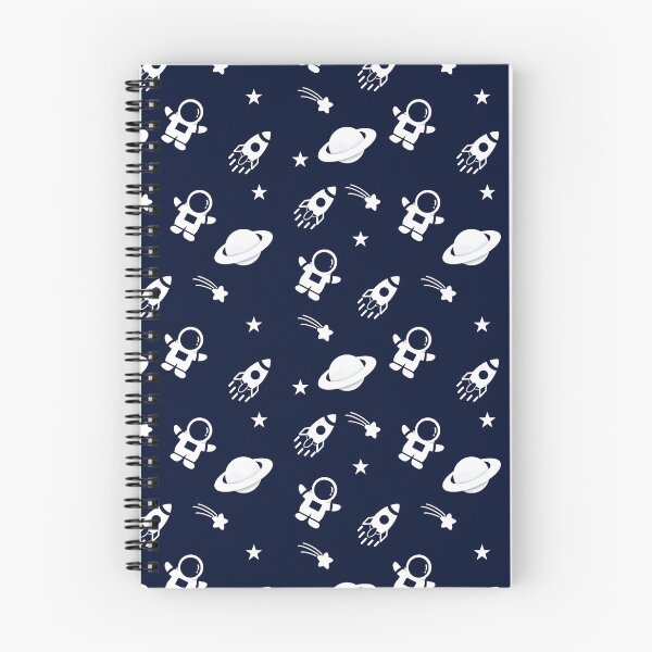 Item preview, Medium Pattern Astronaut in space on a Navy Background By Eliza designed and sold by Katrina-Clayton.