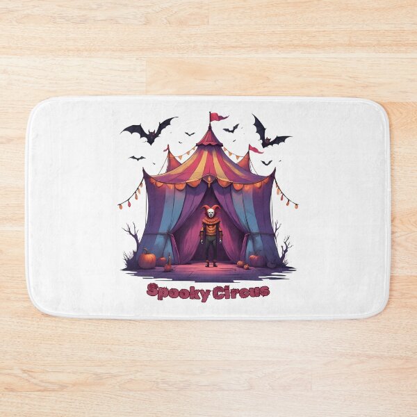 Item preview, Neon Spooky Circus – Creepy Clown Halloween Design designed and sold by Pixel--Threads.