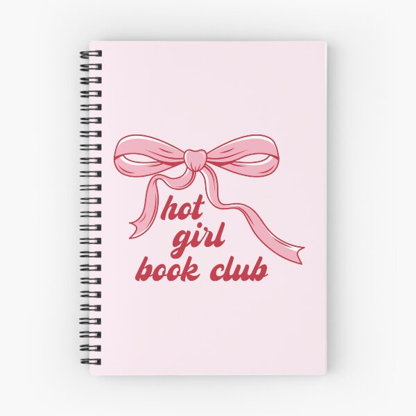 Item preview, Hot Girl Book Club – Feminine Reading Aesthetic with Pink Bow designed and sold by chillaxcats.