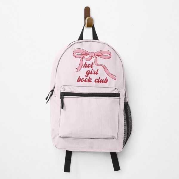 Item preview, Hot Girl Book Club – Feminine Reading Aesthetic with Pink Bow designed and sold by chillaxcats.