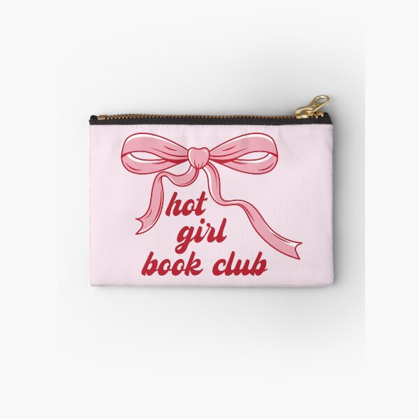 Item preview, Hot Girl Book Club – Feminine Reading Aesthetic with Pink Bow designed and sold by chillaxcats.
