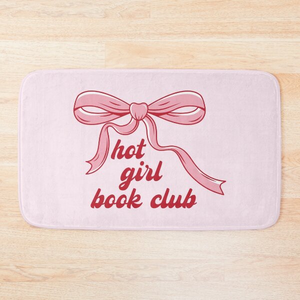 Item preview, Hot Girl Book Club – Feminine Reading Aesthetic with Pink Bow designed and sold by chillaxcats.
