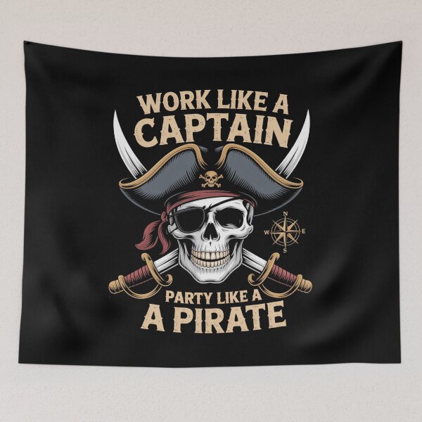 Item preview, Captain Pirate Party Crossbones designed and sold by Patricsselin.