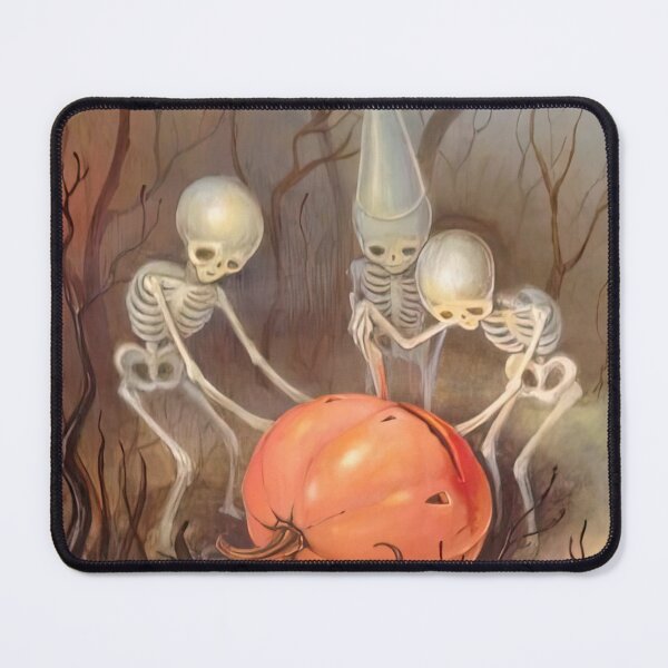 Item preview, Halloween Horror The Cursed Flame Art Print designed and sold by CleoniqueH.