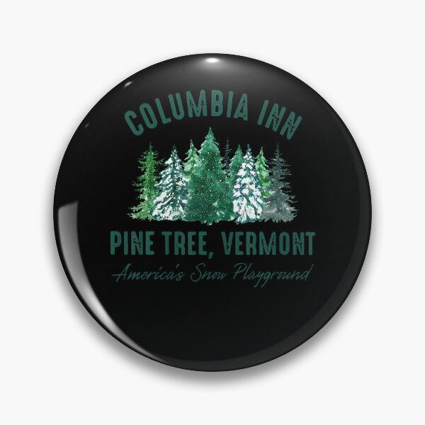 Item preview,  Vintage Retro Columbia Inn Pine Tree Vermont Merry Christmas  designed and sold by MillieMarian.