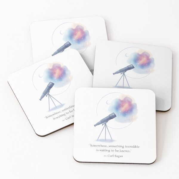 Item preview, Somewhere, Something Incredible Is Waiting to Be Known – Carl Sagan Quote designed and sold by Lumawear .