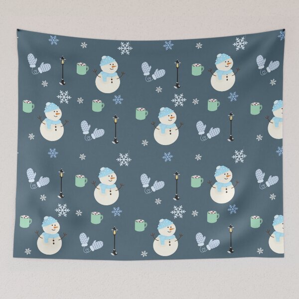 Item preview, Large Pattern Winter snowman By Eliza designed and sold by Katrina-Clayton.