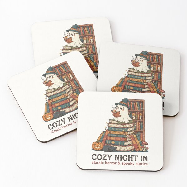 Item preview, Halloween Cozy Book Stack - Storybook Illustration designed and sold by CreatorPond.