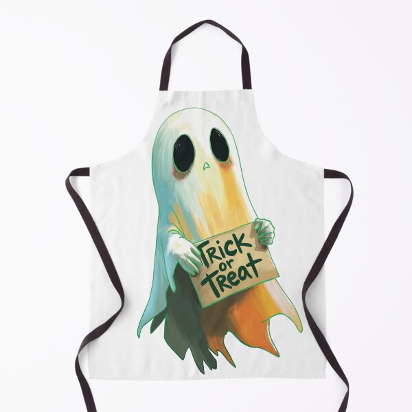 Item preview, Cute Trick or Treat Ghost designed and sold by NatureBrushbyMariela.