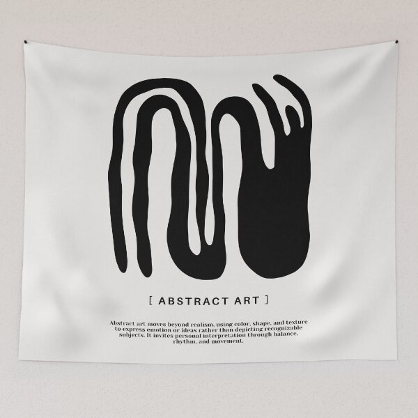 Item preview, Abstract Art Definition Minimalist Illustrative Design designed and sold by ShadeScapeArt.