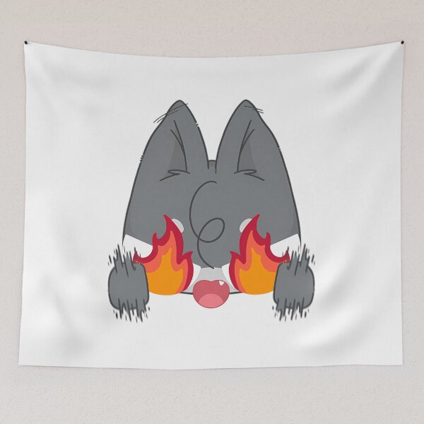 Item preview, Fired Up Wolfie designed and sold by DoerfArtStore.