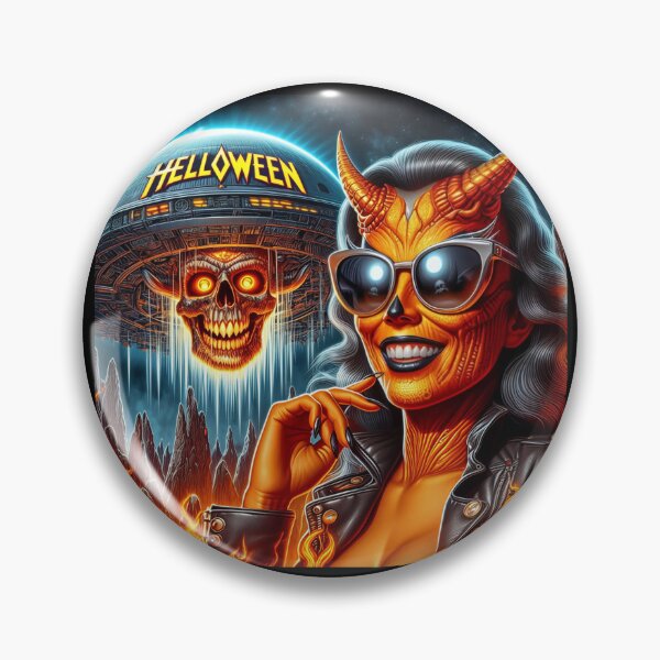 Item preview, Halloween SciFi Horror Demoness Rocker designed and sold by Voodoo Store Paranormal Collections.