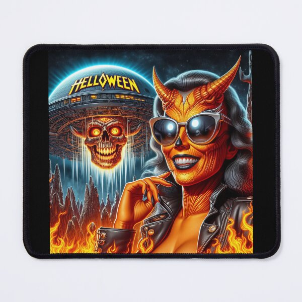 Item preview, Halloween SciFi Horror Demoness Rocker designed and sold by Voodoo Store Paranormal Collections.