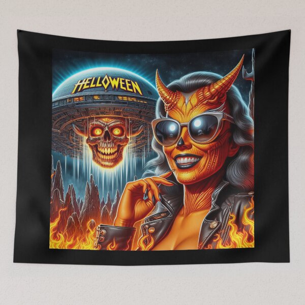 Item preview, Halloween SciFi Horror Demoness Rocker designed and sold by Voodoo Store Paranormal Collections.