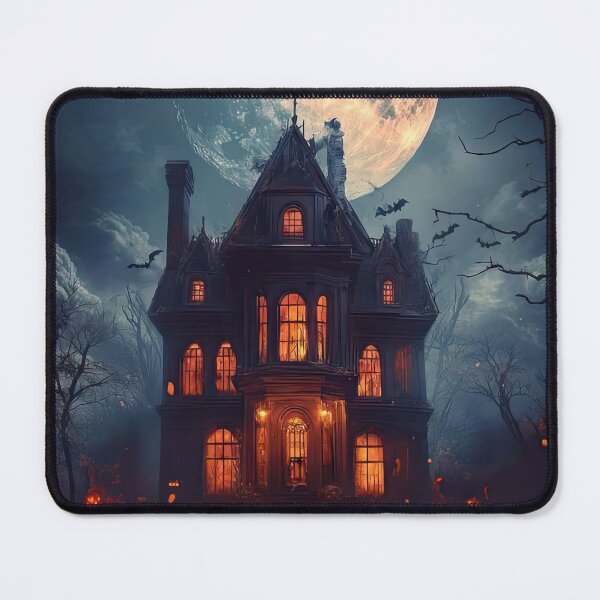 Item preview, Halloween Horror The Cursed Flame Art Print designed and sold by CleoniqueH.