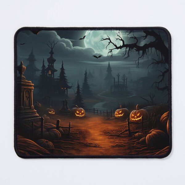 Item preview, Halloween Horror The Cursed Flame Art Print designed and sold by CleoniqueH.