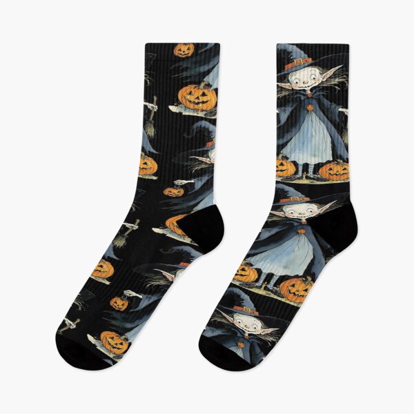 Item preview, Cute Halloween witch and pumpkins. designed and sold by DaliaSabryTee.