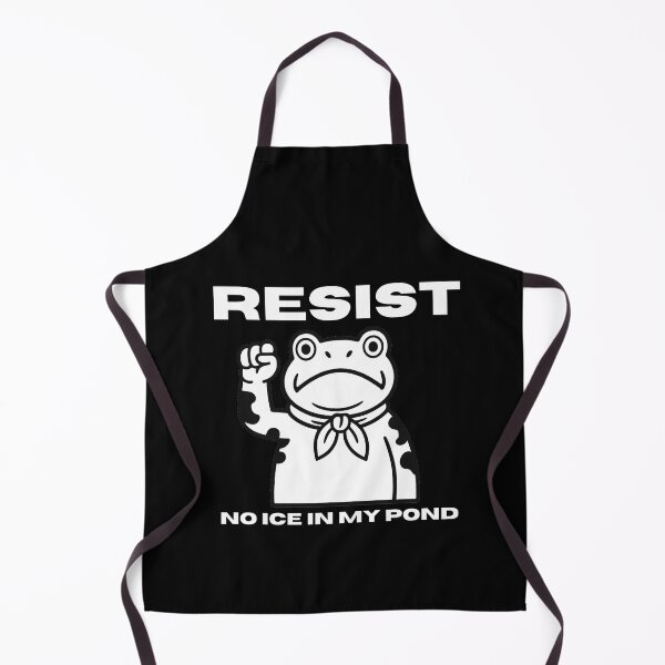 Item preview, Frog Resist No Ice in My Pond Portland Frog Protest Funny Frog Resistance Graphic T-Shirt designed and sold by Omarmadani.