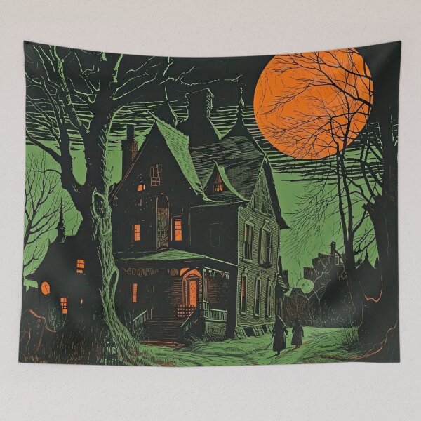 Item preview, Halloween Horror: Soul of the Jack-O'-Lantern Art Print designed and sold by CleoniqueH.