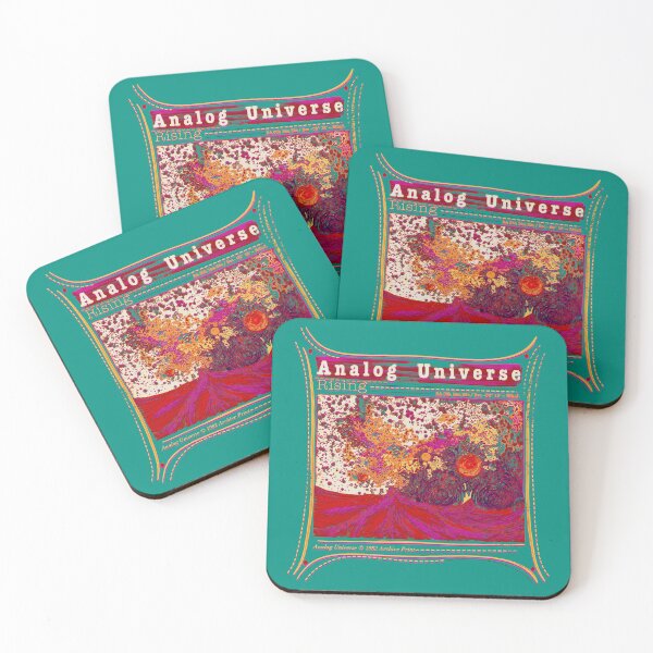 Item preview, Analog Universe Rising | Retro Cosmic Galaxy Art Print designed and sold by ZOOMIKA.