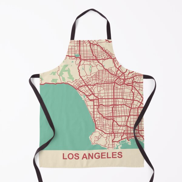 Item preview, Los Angeles Map (USA) designed and sold by MapsByLeo.