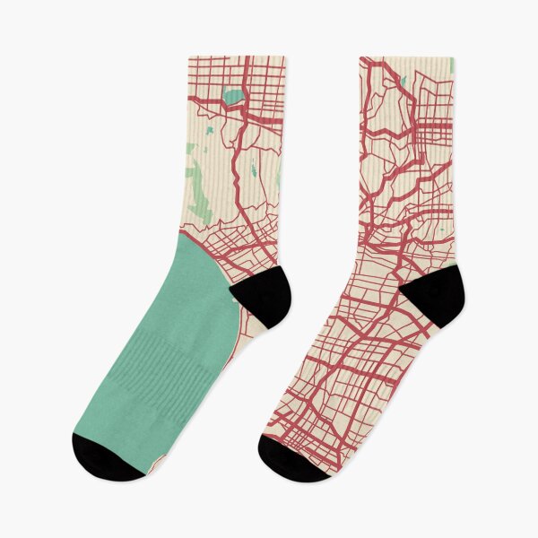 Item preview, Los Angeles Map (USA) designed and sold by MapsByLeo.