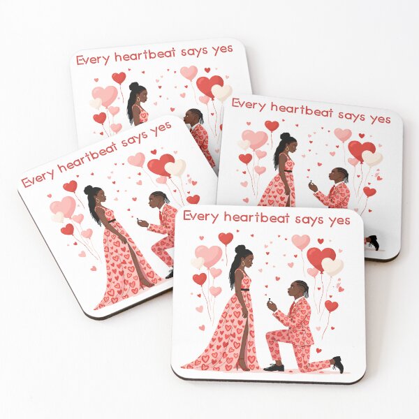 Artikelvorschau, Der perfekte romantische Heiratsantrag – Liebe in jedem Herzschlag entworfen und verkauft von LoveMatchShop.
