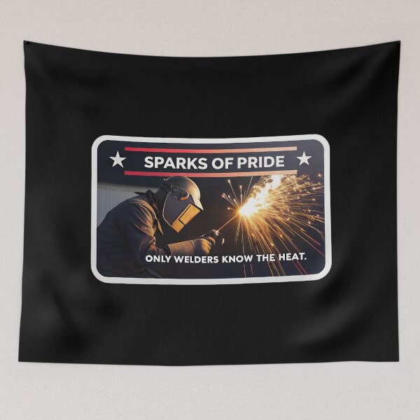 Item preview, Sparks of Pride – Funny Welding Quote  designed and sold by VividOrganica.
