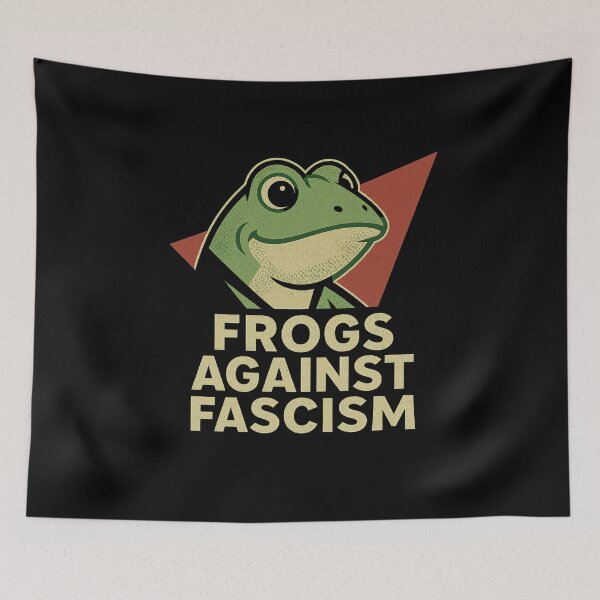 Item preview, Frogs Against Fascism – Portland Frog Protest  designed and sold by The Junto Shop.